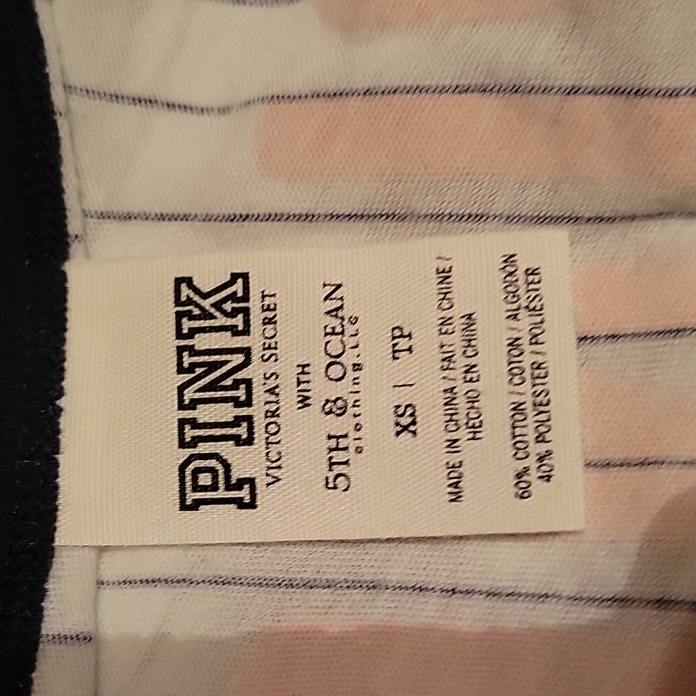 Pink Victoria Secret Detroit Tiger Baseball Tee - Picture 4 of 5